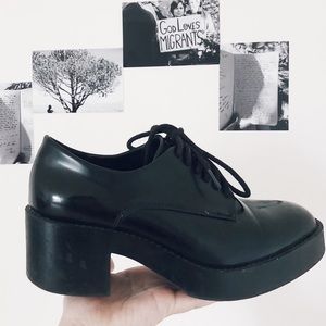 Zara Chunky Platform Heels | Size 6